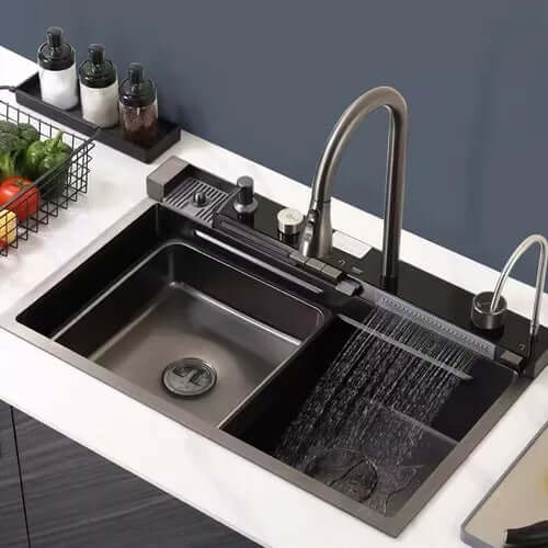 Cuba Smart 2.0 aço inox 304 - Sensor de temperatura - Acessórios e torneira inclusos