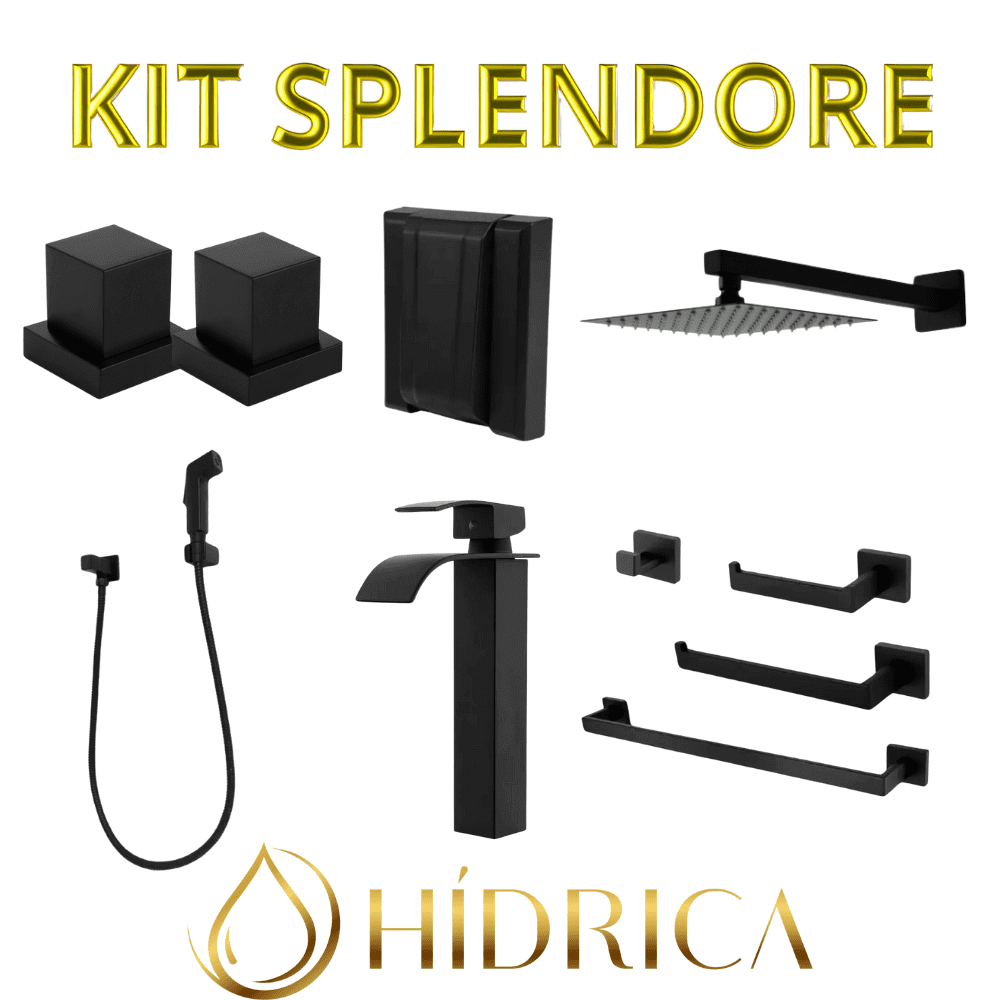 Kit Banheiro Completo Splendore - 4 Cores disponíveis - #shop_name - Brasil