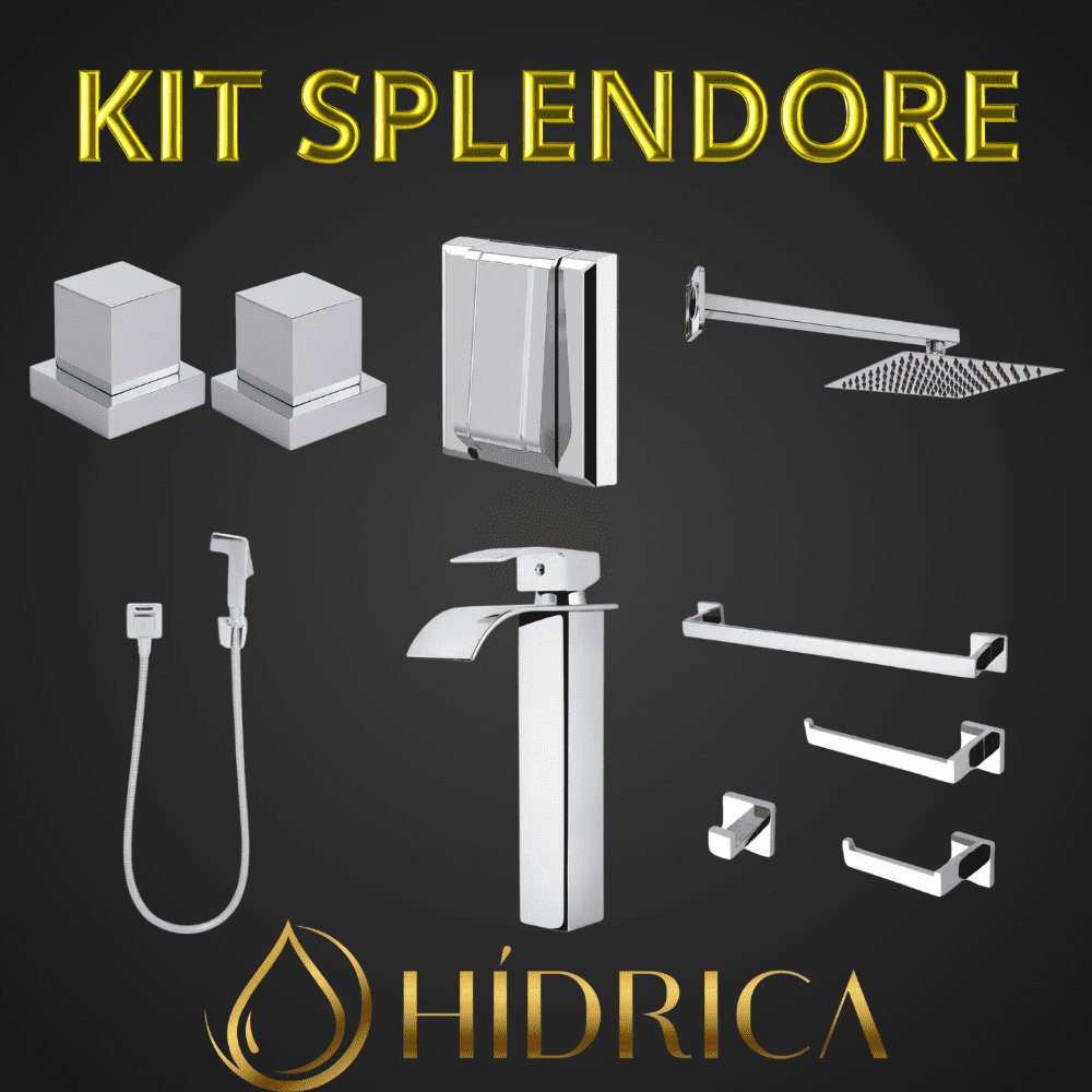 Kit Banheiro Completo Splendore - 4 Cores disponíveis - #shop_name - Brasil