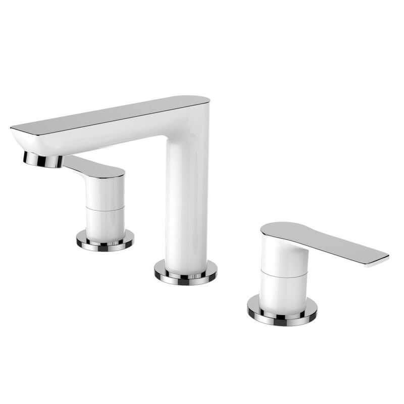 Misturador Duplo Comando Bica alta para Lavabo Bica Alta Athenas - 3 cores - #shop_name - Brasil