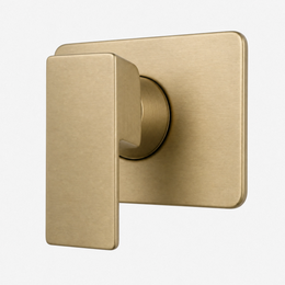 Acabamento de Registro Monocomando Square para ducha Higiênica