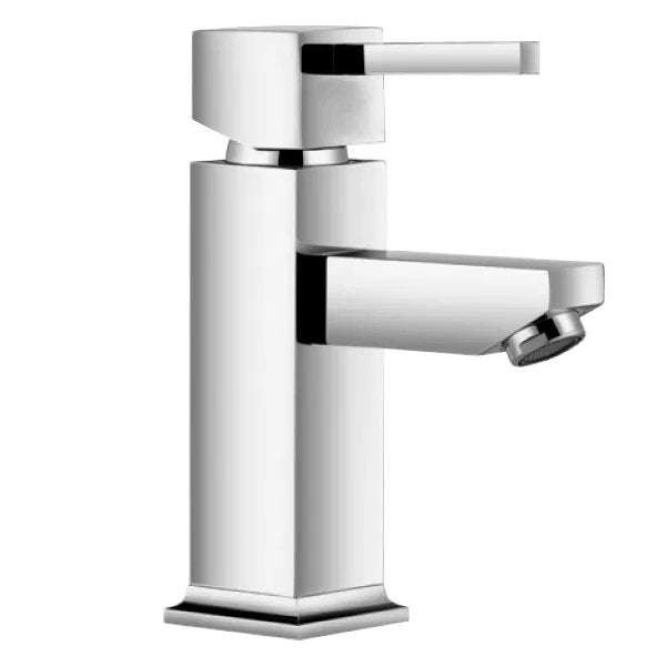 Torneira de Bancada com Misturador Monocomando Inox - Design Quadrado - #shop_name - Brasil