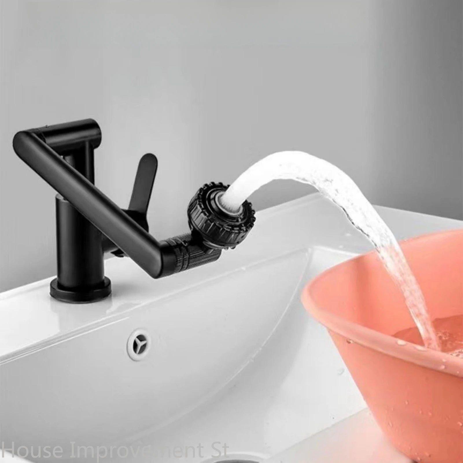 Torneira Monocomando Articulável para Lavabo com rotação 1080° - Linha minimalist - #shop_name - Brasil