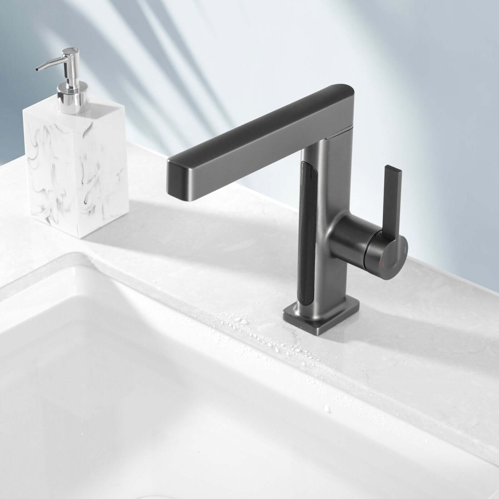 Torneira Monocomando Para Lavabo com Bica Extensiva - Linha Rounded - #shop_name - Brasil