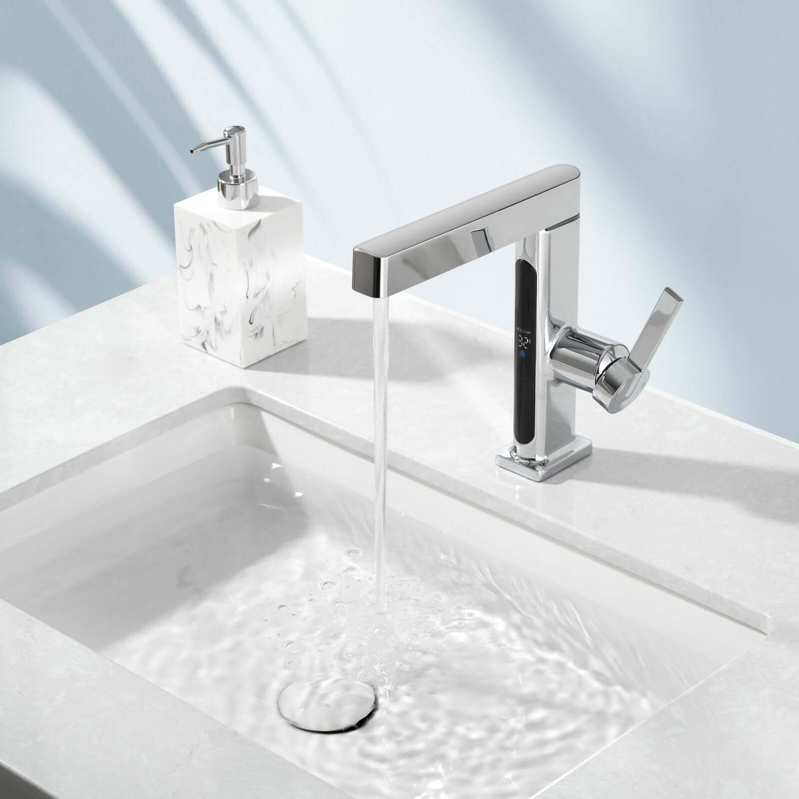 Torneira Monocomando Para Lavabo com Bica Extensiva - Linha Rounded - #shop_name - Brasil