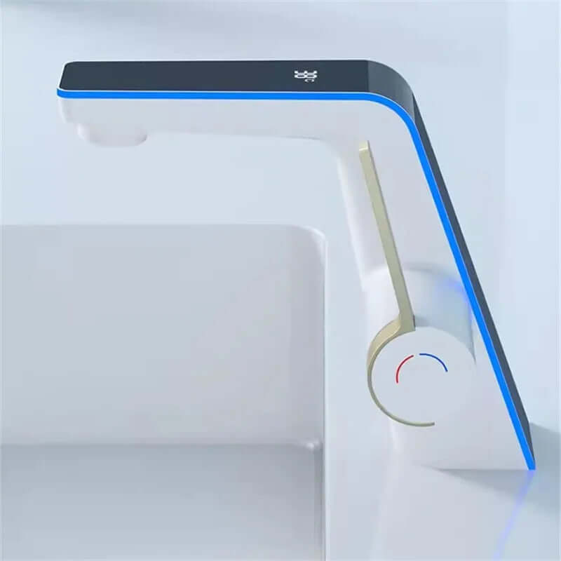 Torneira Monocomando Para Lavabo NeoLux com Display digital de temperatura - #shop_name - Brasil