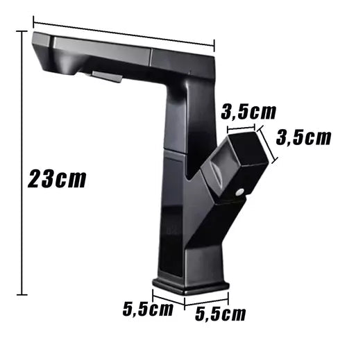 Torneira Monocomando Swirl com display digital - Modelo Square - #shop_name - Brasil