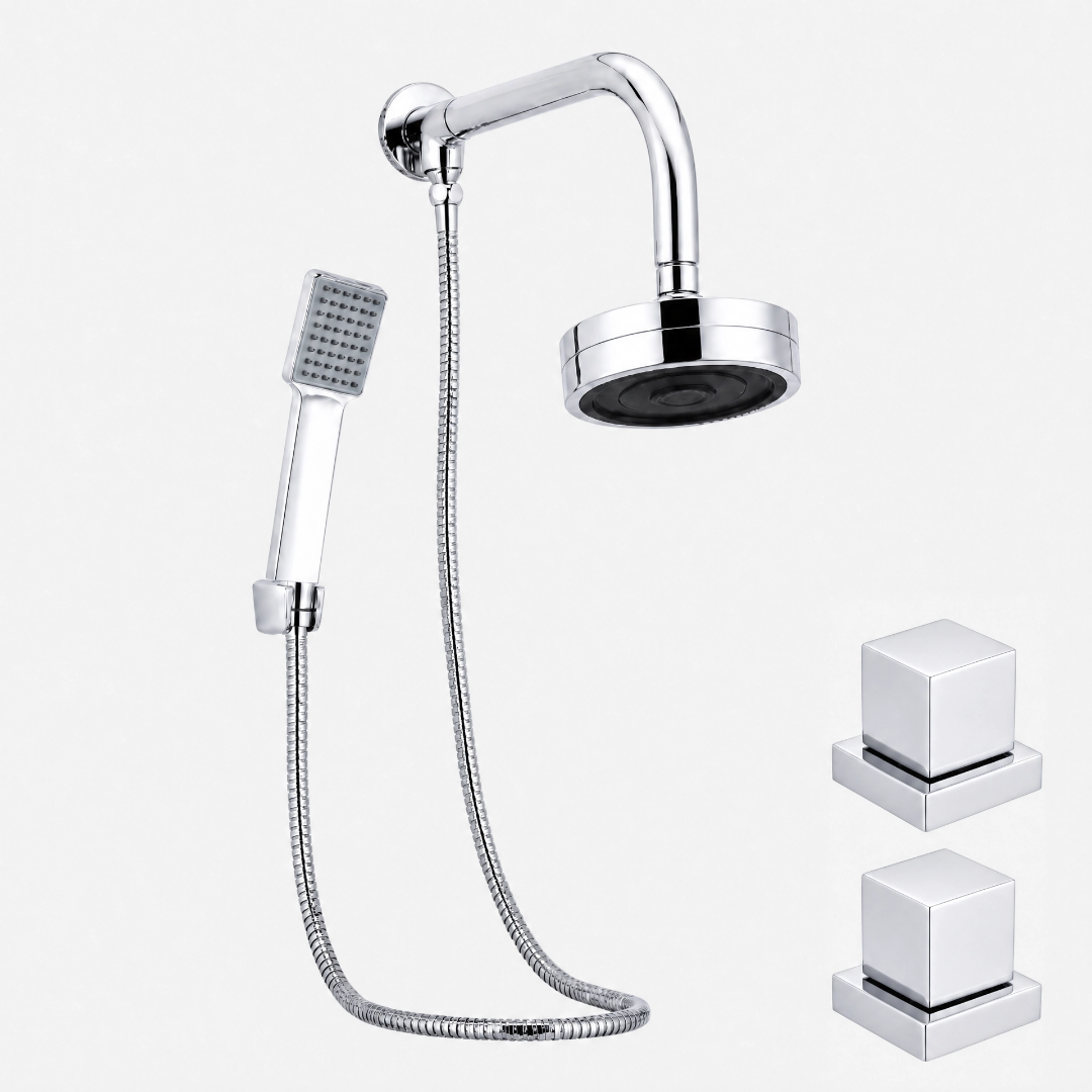 Kit Ducha Autolimpante Hydropulse com Desviador + 2 Acabamentos Lustrare